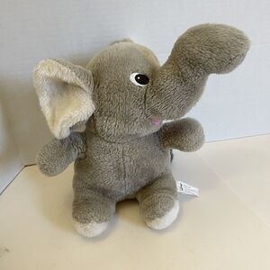 Vintage Elephant Plush 1999 Breakthrough To Literacy 10” Stuffed Animal